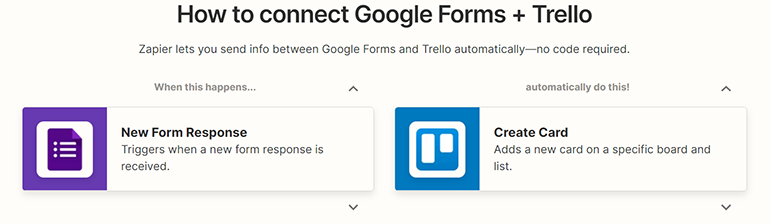 Google Froms para Trello